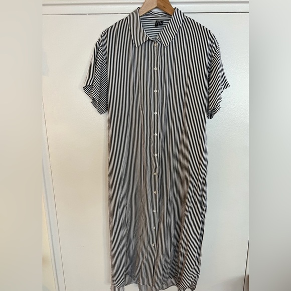 Vero Moda Striped Shirt Dress - Picture 8 of 16